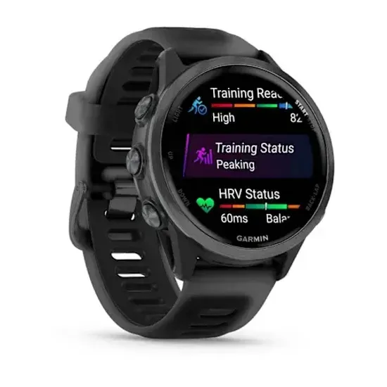 Умные часы Garmin Forerunner 570 - 42 мм сланцево-серый алюминий с черным ремешком