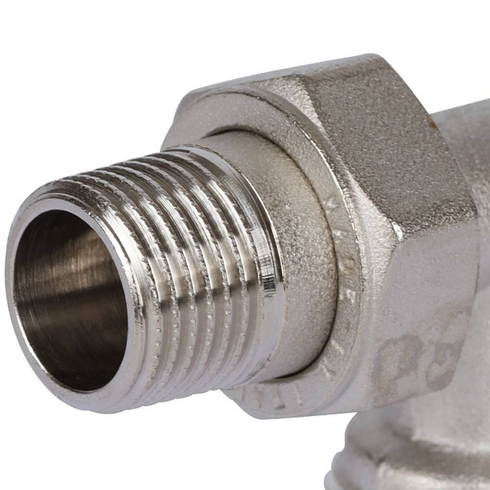 Клапан термостатический осевой STOUT - 1/2" x 3/4"EK (НР/НГ американка, PN10, Tmax 110°C)