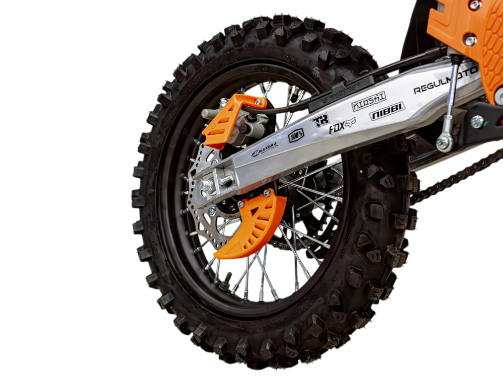 Питбайк Regulmoto SPITFIRE 17/14 PRO 140сс черный/оранжевый