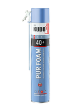 Пена монтажная "KUDO HOME 40+" 1000мл/700г всесезонная