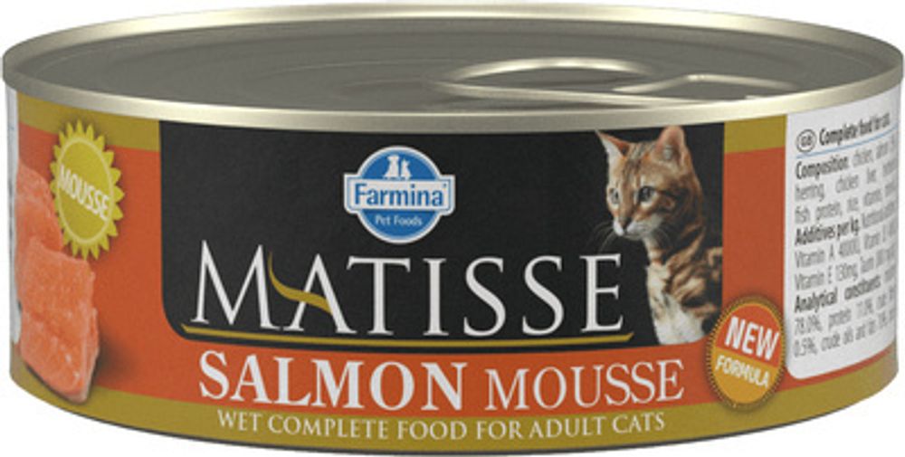 Matisse Мусс для кошек с Лососем, 85гр