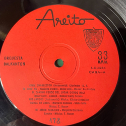 Винтажная виниловая пластинка LP Orquesta Balkanton (Куба 1973)
