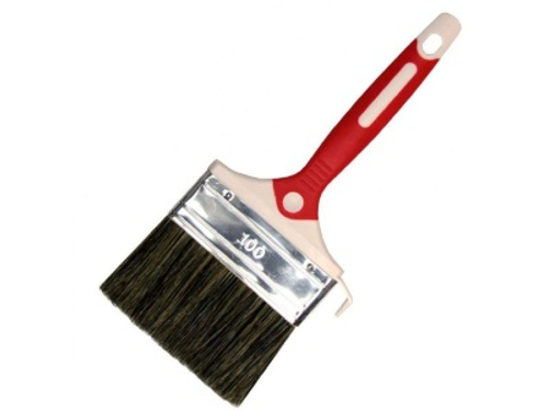 Кисть плоская натуральная щетина 100мм