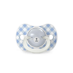 Набор пустышек Suavinex Night&Day Wild синий 0-6 мес, 2 шт