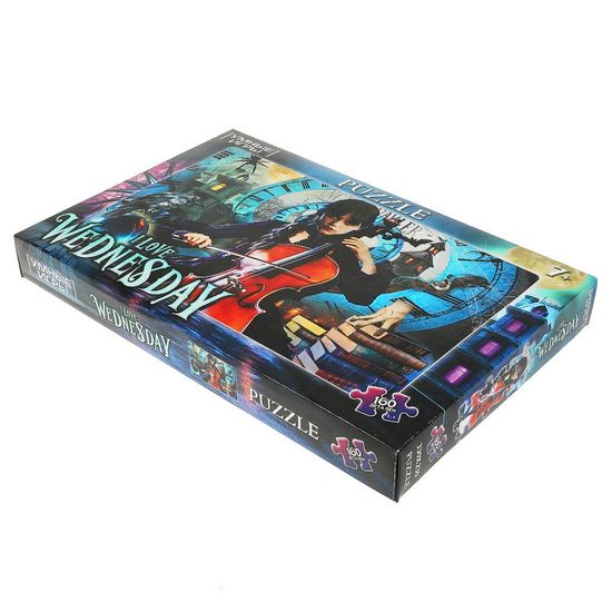 Пазлы классические в коробке. I love Wednesday. 160 деталей. 285х190х33 мм. Умные игры