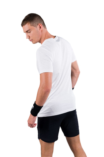 Мужская теннисная футболка Hydrogen City Cotton Tee Man - белый