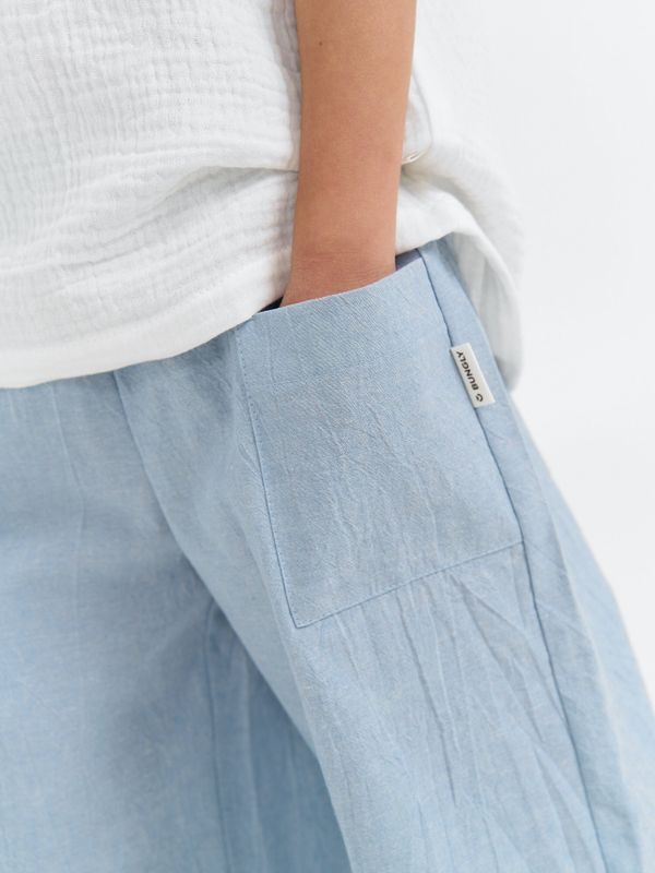 Брюки кюлоты хлопковые 