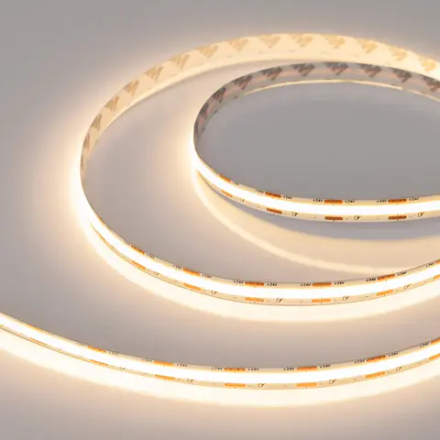 Светодиодная лента COB-X560-10mm 24V Warm2700 (9.6 W/m, IP20, 10m) (Arlight, 5 лет) 049061
