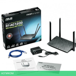 Беспроводной маршрутизатор ASUS RT-AC1200 V2 (90IG0550-BM3400)