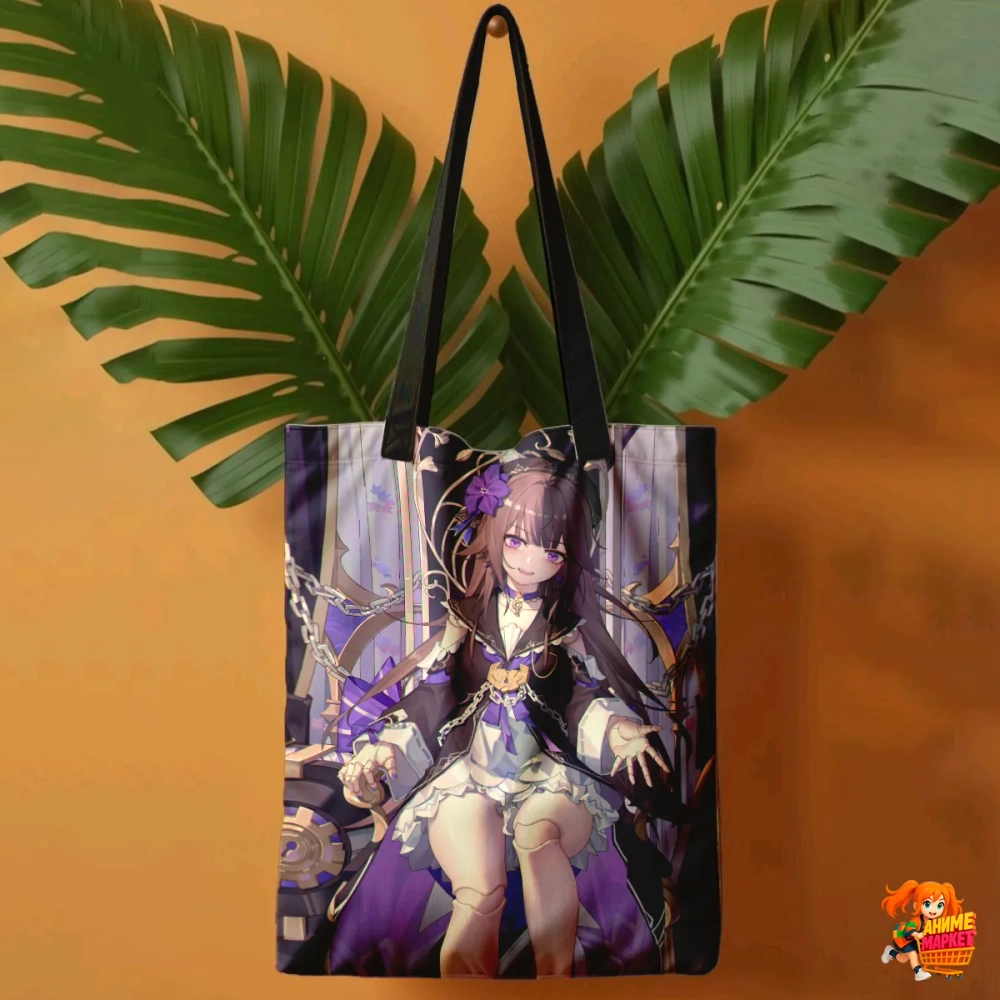 Сумка шоппер с принтом Honkai Star Rail