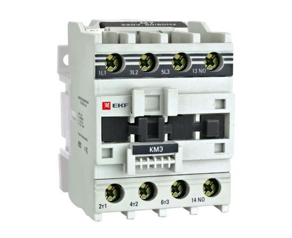 Контактор КМЭ 32А кат. 220В AC 1НО EKF ctr-s-32-220