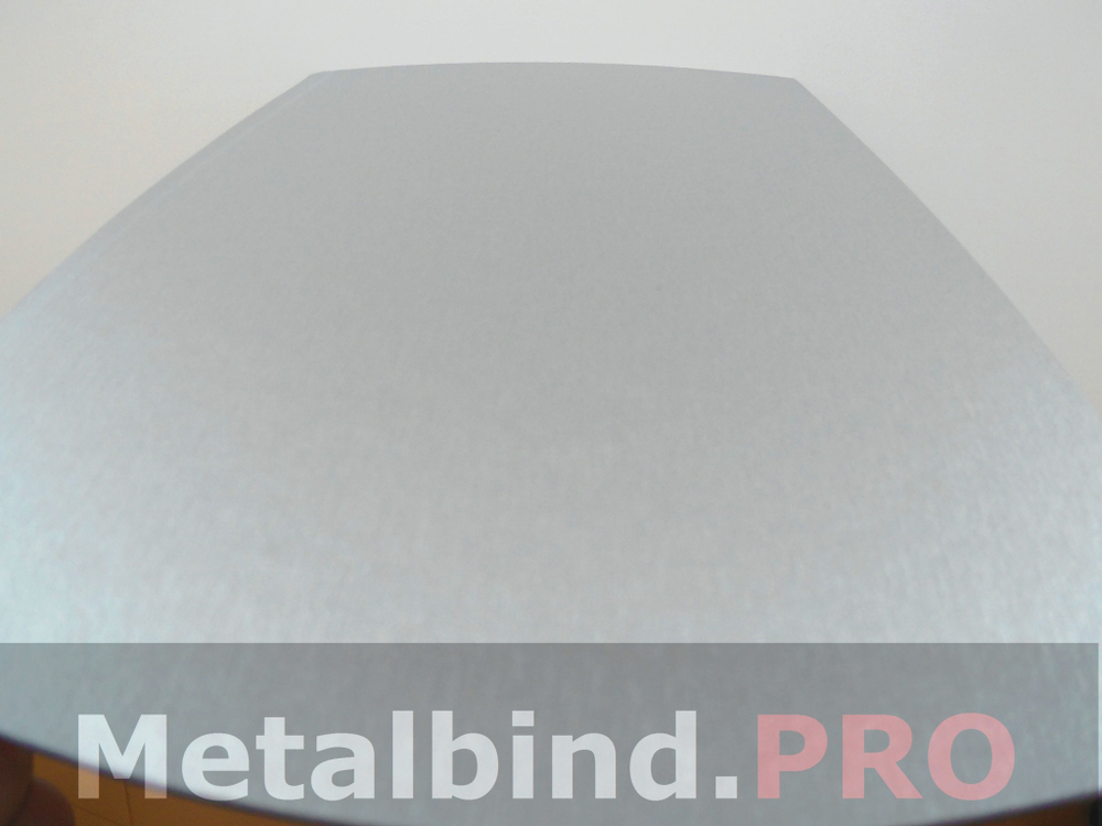 Твердые обложки O.HARD COVER TECHNO A4+ (портрет) 304x212 mm с покрытием TECHNO «под металл» CЕРЕБРО и ЗОЛОТО