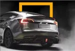 Обвес для Tesla Model 3 2017-2023 тесла Губа переднего бампера Накладки на передний бампер Боковые юбки Диффузор заднего бампера