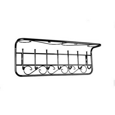 Вешалка с полкой 80 (725*220*265мм) (ВСП7) коричневый (ЗМИ) (40361
