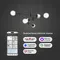 70146/6 / подвесной светильник / черный Smart