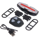 Фонарь велосипедный, задний West Biking YP0701426 (с дистанционным управлением)