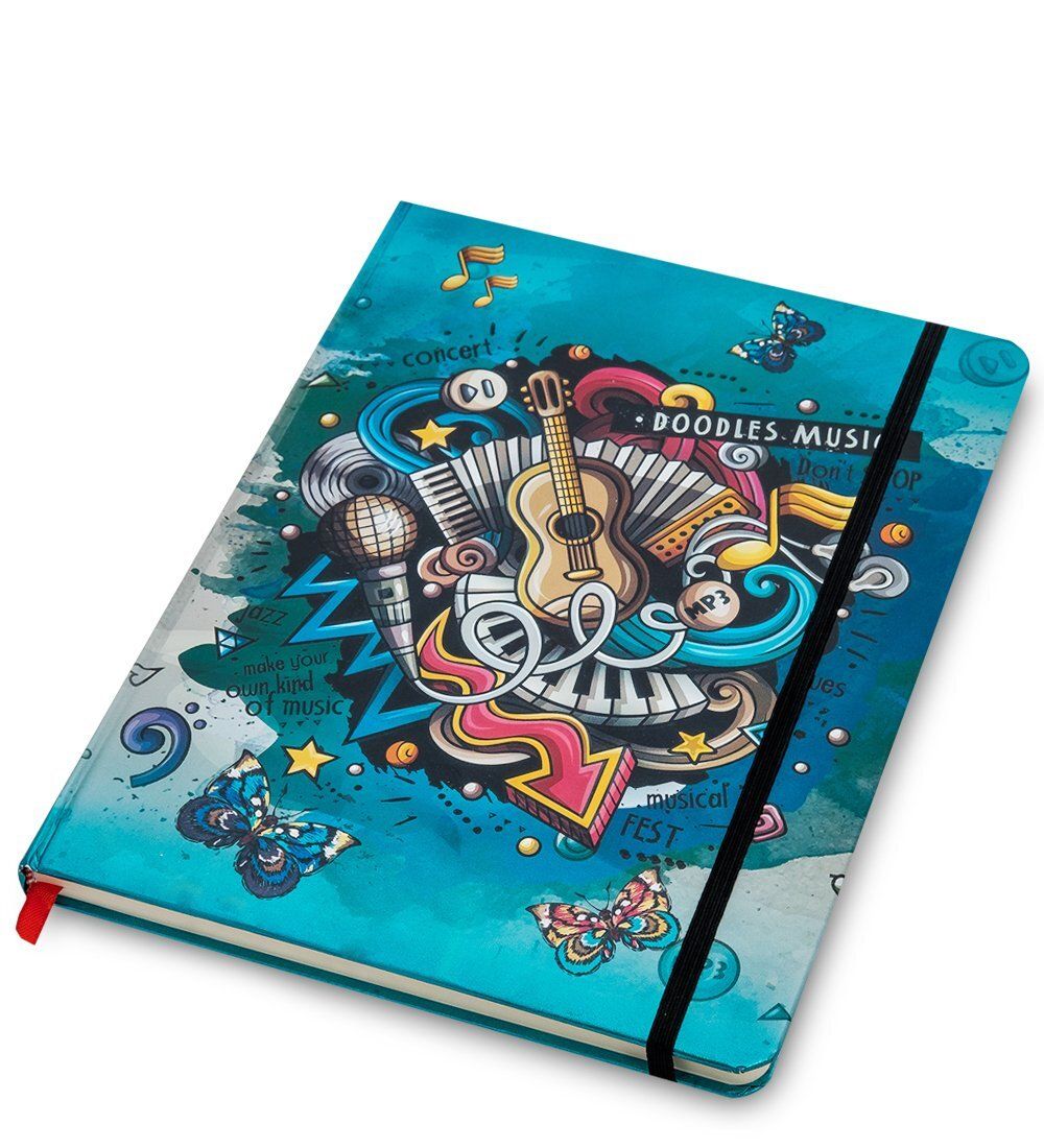 BM-01/1 Блокнот бол. «Звуки музыки» (3D твердая обложка)