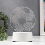 Светильник Футбольный мяч LED RGB от сети 9,5x12,5x16 см