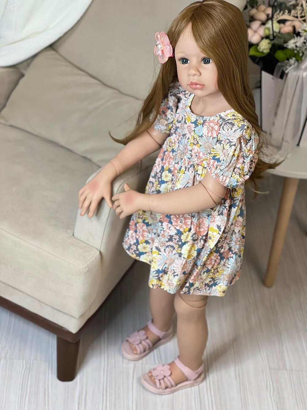 Кукла Реборн ростовая 98см (FA-258)