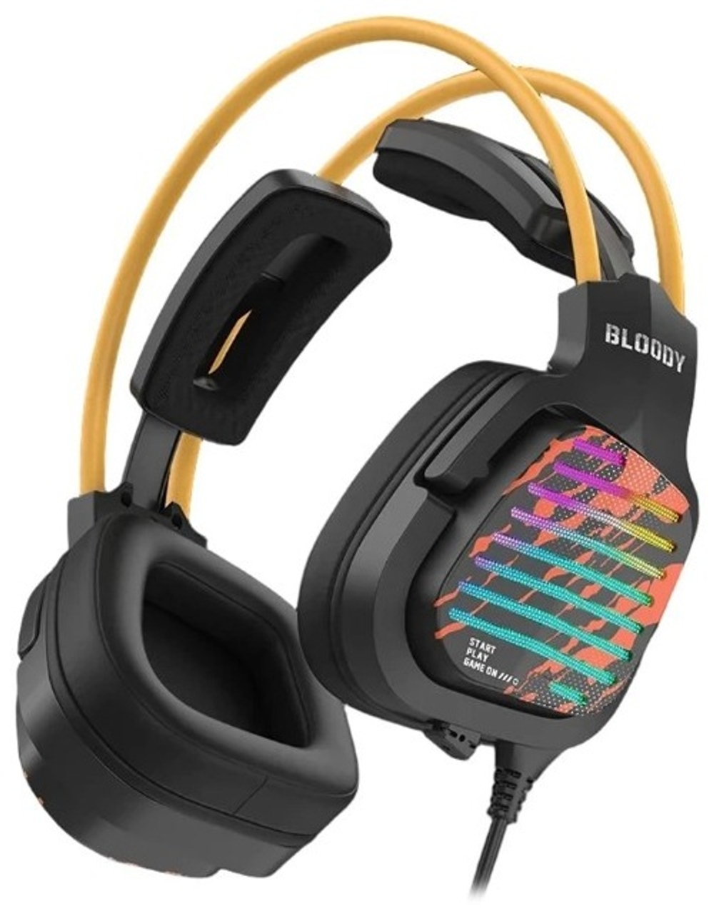 Наушники A4Tech Bloody G565 черно-желтый