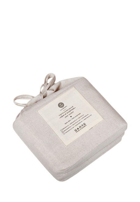 Постельное белье 2 спальное евро Luxberry коллекция Лен и Хлопок бежевое