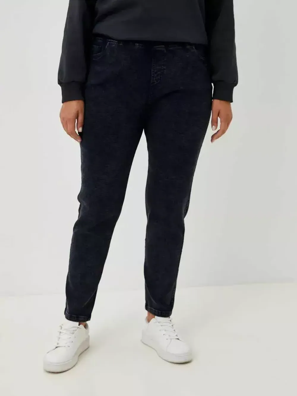 Джеггинсы утепленные больших размеров