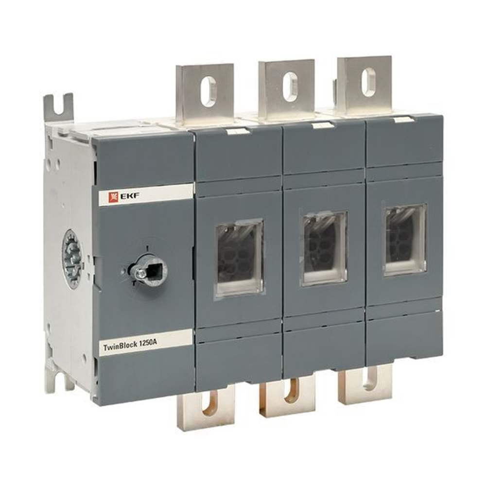 Рубильник 1250A 3P без рукоятки управления TwinBlock EKF