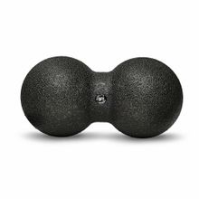 Шар массажный сдвоенный 24 х 12 см черный (без цветной коробки)