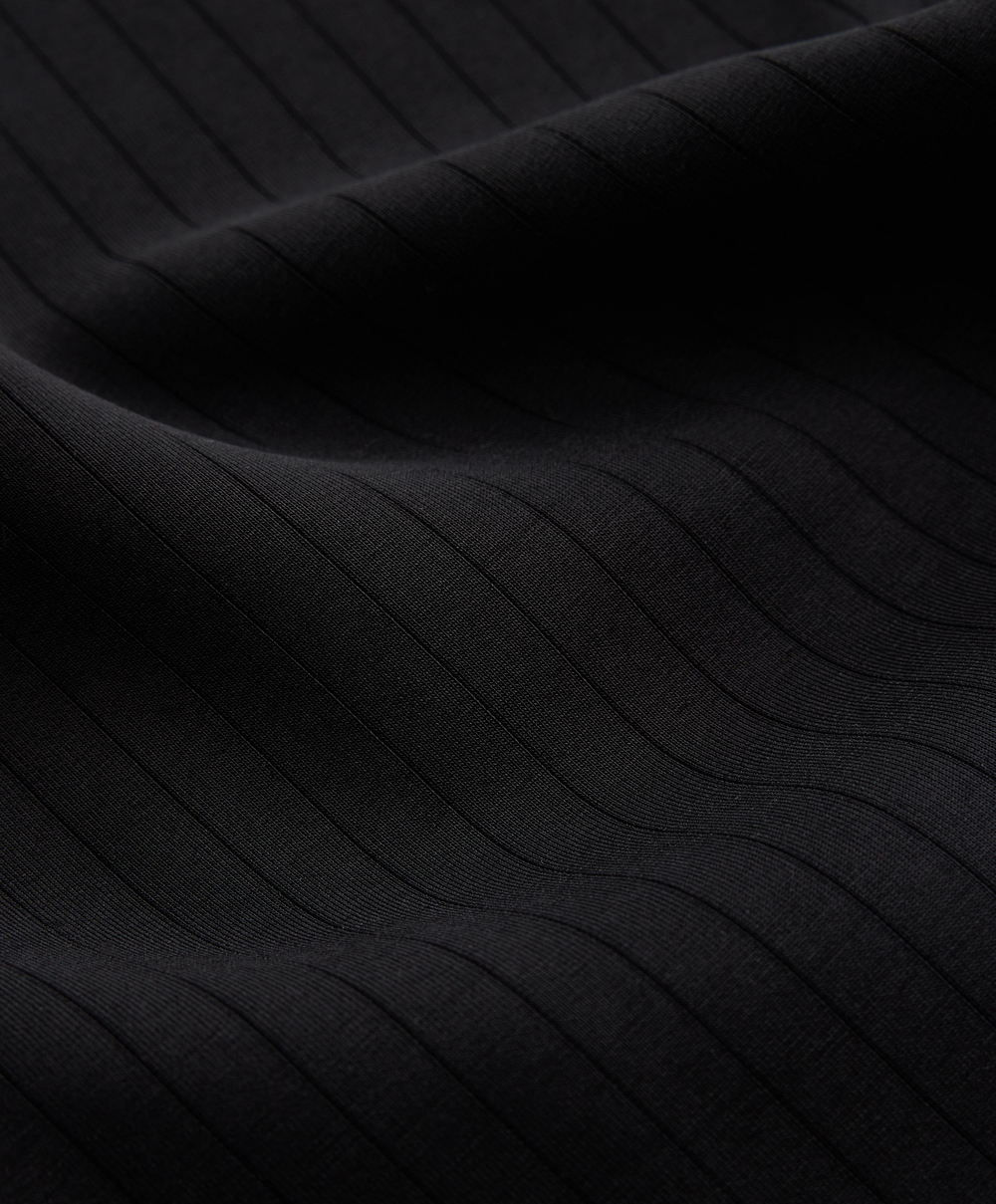 Oysho Куртка-бомбер в полоску, черный