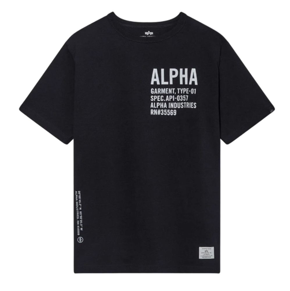 Футболка Alpha Industries Alpha Graphic Черная