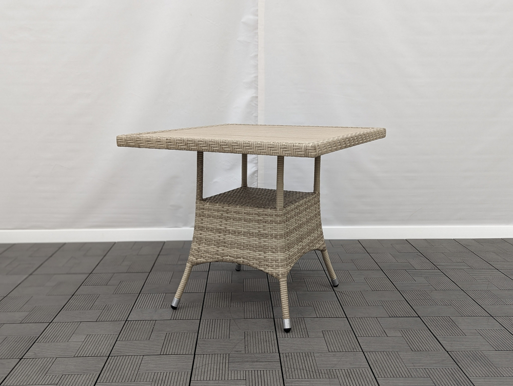 Стол квадратный, столешница ДПК, коллекция Крит