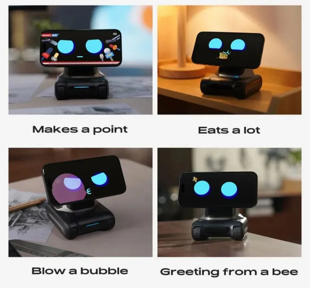 Умный настольный робот-компаньон LOOI Robot с искусственным интеллектом (ChatGPT)