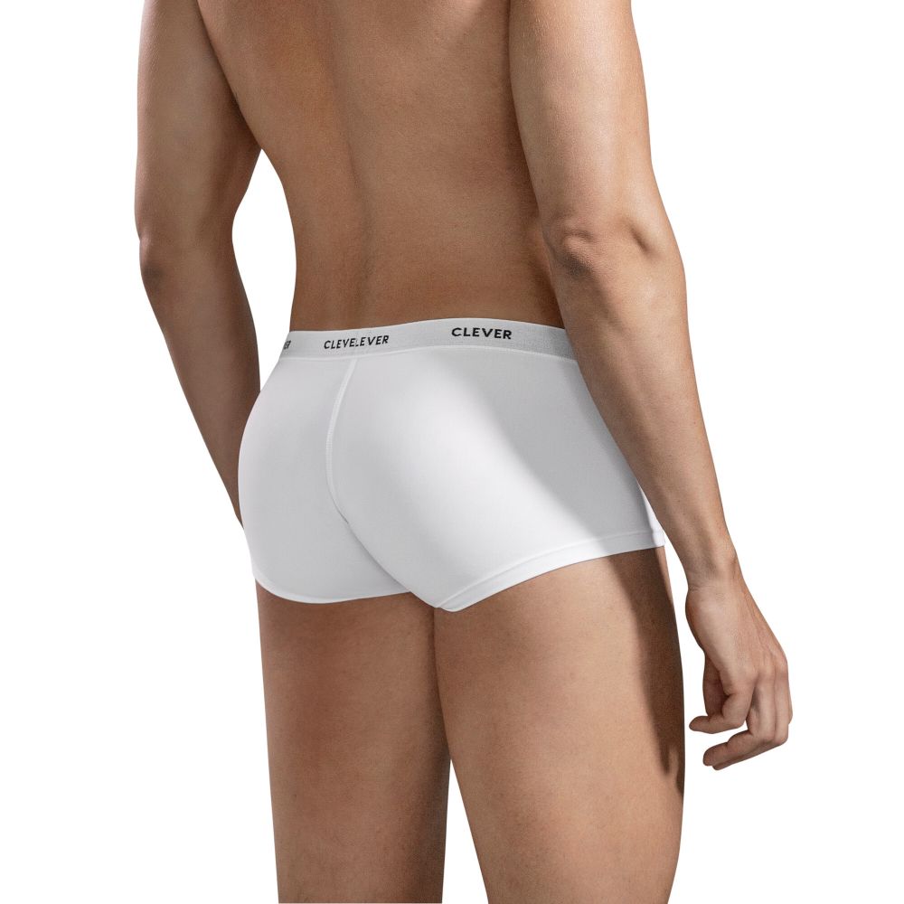 Мужские трусы хипсы белые Clever LUXURY TRUNKS 167701
