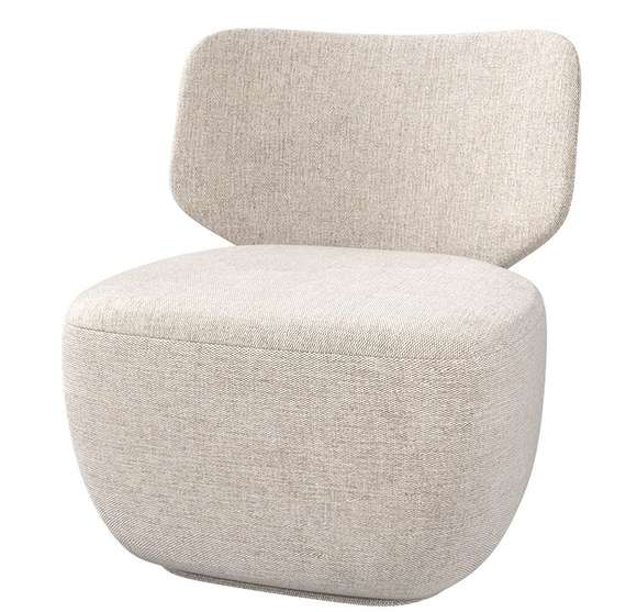 Кресло Ellipse E5.2 (молочный, рогожка)