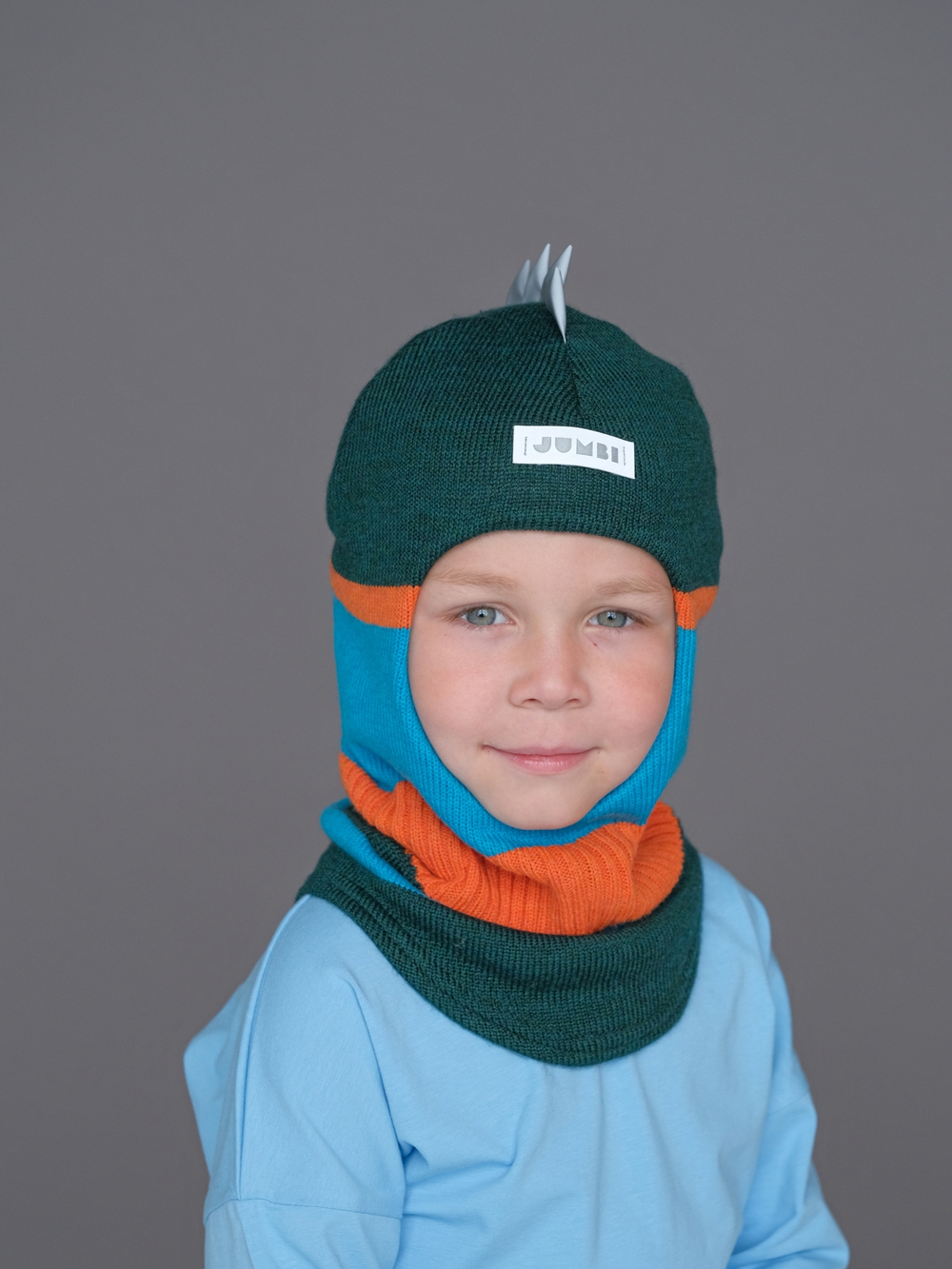 Шлем весенний/осенний вязаный (Мармелад) ОРЕО