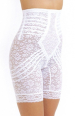 Корсетные панталоны с высокой линией талии (Размер: XL) (Цвет: черный)