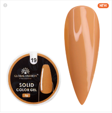 ГЕЛЬ-КРАСКА ПОВЫШЕННОЙ ПЛОТНОСТИ, SOLID COLOR GEL 5 ГР, 19