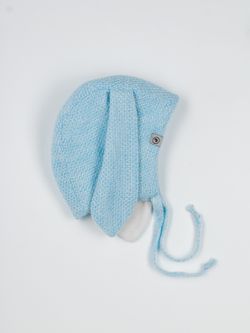 Шапка зимняя вязаная (Иней) БАННИ Зайка