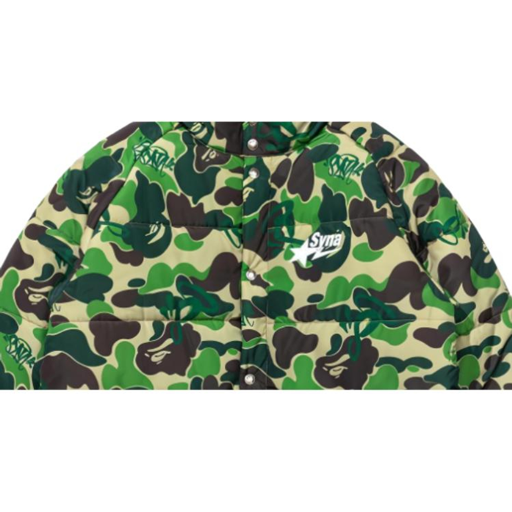 A Bathing Ape Bathing Ape X Spotify X Syna By Central Cee Fw25 Down Куртка