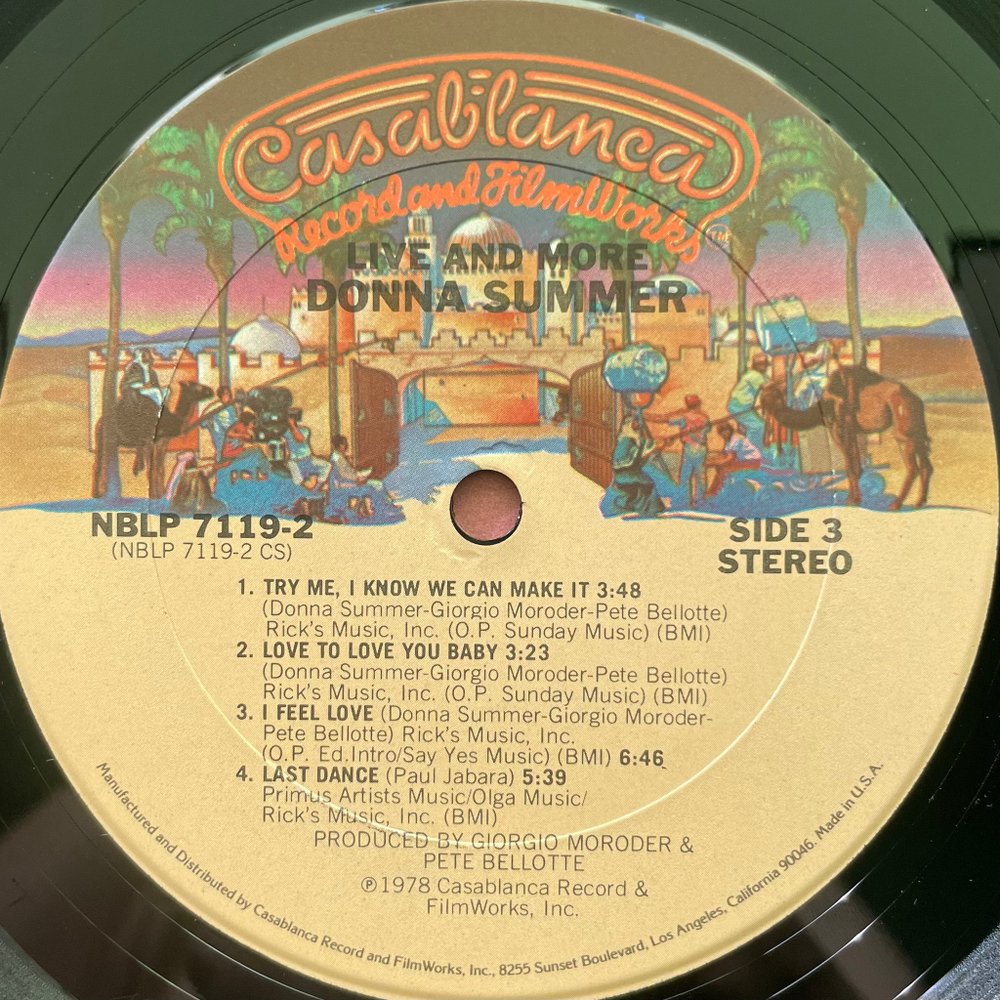 Donna Summer ‎– Live And More 2LP (США 1978г.)