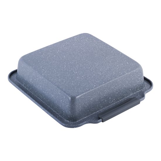 Форма для запекания квадратная Kamille KM-6035A (30,5х27х6 см) из углеродистой стали с мраморным покрытием