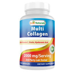 Best Naturals Multi Collagen 2000 mg 120 caps, Мульти Коллаген !!!Срок 08.2025