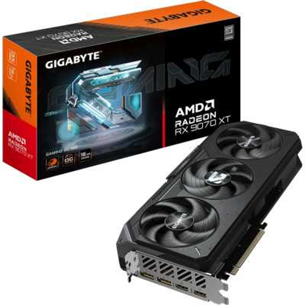Видеокарта GigaByte AMD Radeon RX 9070 XT 16Gb GV-R9070XTGAMING OC-16GD