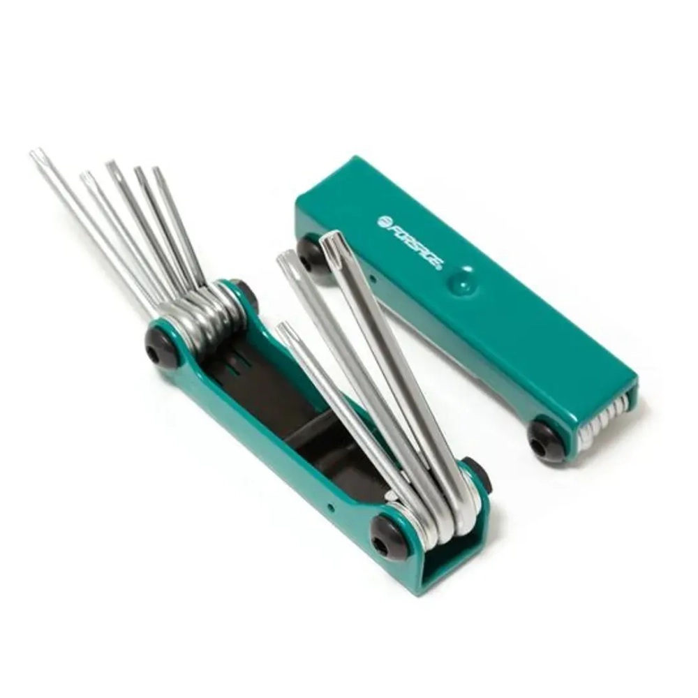 Набор ключей TORX складной, 8пр.(T9, T10, T15, T20, T25, T27, T30, T40) Forsage F-5083F