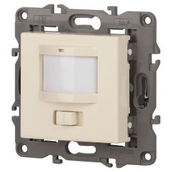 14-4103-02 ЭРА Датчик движения 2-проводной, 180-240В, 200Вт, IP20, Эра Elegance, слоновая кость