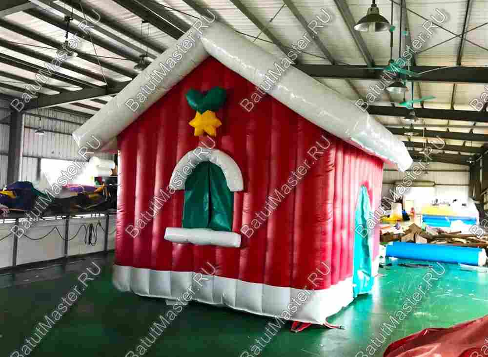 Надувной шатер "Рождественский домик", 5*4*4 м