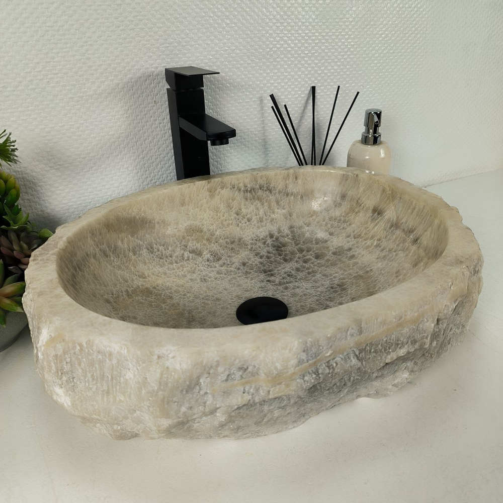 Раковина из оникса Erozy Grey EO-64541 52*42*15 0156