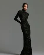 Платье макси Nova, Черный