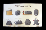 Коврик "Кошачья геометрия"