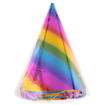 Колпаки праздничные «Радужный перелив», 6 шт